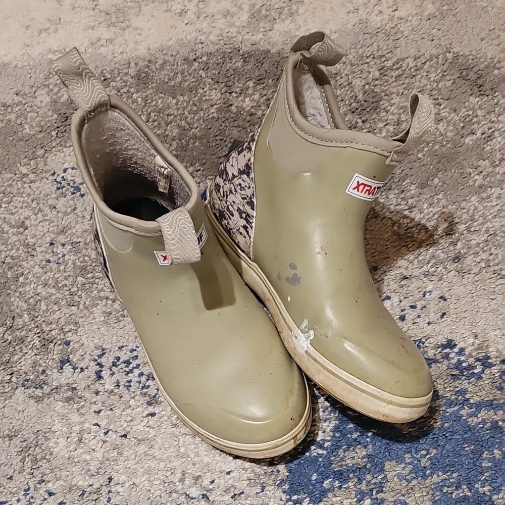 XTRATUF Women's Green Ankle Boots